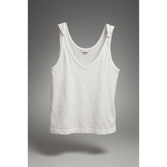 Madewell Tops - Madewell Knotted-Strap Tank Women's Size Small Eyelet White Summer Vacay Resort